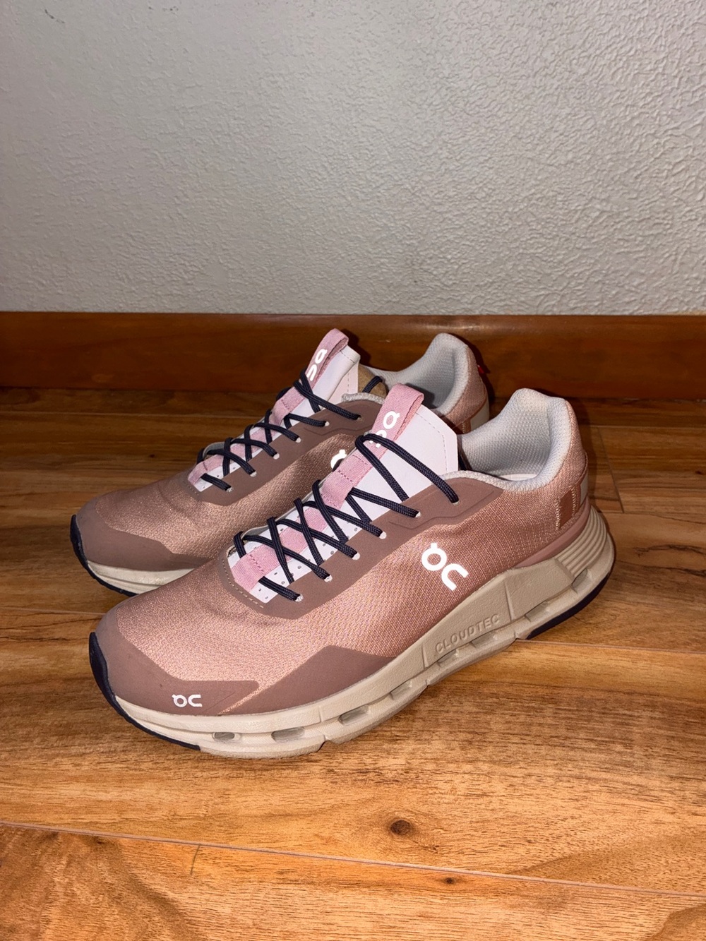 On Cloud Women’s Cloudnova Form Athletic Running Shoe Sneakers, pink - size 8
